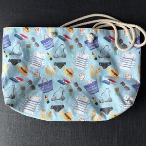 Rongrong DeVoe canvas beach tote